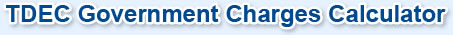 TDEC Government Charges Calculator